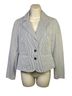 Sandro 100% Cotton Stripes White Blue Blazer Size S - photo 5