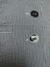Sandro 100% Cotton Stripes White Blue Blazer Size S - photo 7