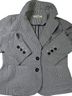 Sandro 100% Cotton Stripes White Blue Blazer Size S - photo 1