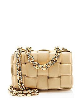 Bottega Veneta Bottega Veneta Lambskin Cassette Chain Maxi Shoulder Bag (view 1)