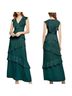 BCBGMAXAZRIA 100% Polyester Green Cocktail Dress Size 6 - photo 1