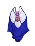 Venus Red Blue One Piece Swimsuit Size 12 - photo 2
