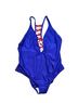 Venus Red Blue One Piece Swimsuit Size 12 - photo 1