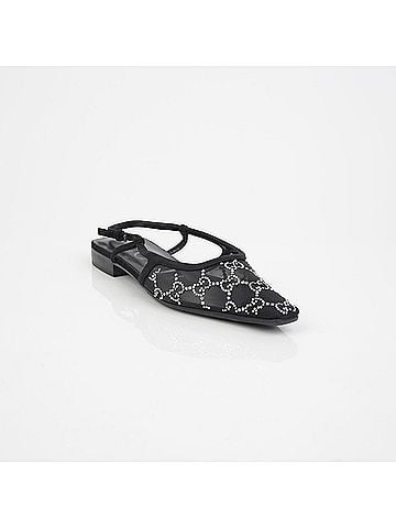 Gucci Crystal Mesh Slingback (view 2)