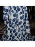 Kay Unger 100% Polyester Polka Dots Blue White Cocktail Dress Size 4 - photo 14