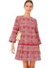Tuckernuck Checkered-gingham Red Casual Dress Size XS - photo 1