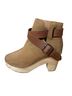 Free People 100% Suede Brown Ankle Boots Size EU 36 - photo 1