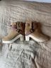 Free People 100% Suede Brown Ankle Boots Size EU 36 - photo 6