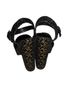 Charles David Checkered-gingham Black Gold Heels Size 8 - photo 2