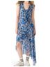 Steve Madden 96% Polyester 4% Elastane 100% Polyester 90% Polyester 10% Elastane 100% Polyester Floral Blue White Casual Dress Size M - photo 7