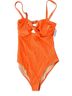 Old Navy Solid Orange One Piece Swimsuit Size XS - photo 1