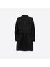 Burberry 100% Wool Black Rushfield Coat Size Size 6 - photo 2