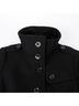 Burberry 100% Wool Black Rushfield Coat Size Size 6 - photo 3