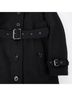 Burberry 100% Wool Black Rushfield Coat Size Size 6 - photo 5