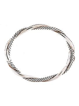 David Yurman Petite Infinity Bracelet Sterling Silver with Diamonds 4.4MM (view 2)