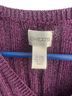 Chico's Purple Pullover Sweater Size XL - photo 2