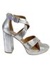 Dolce Vita Silver Heels Size 8 - photo 1