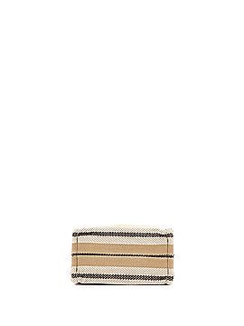 Céline Cabas Thais Tote Striped Jacquard Textile Small (view 2)