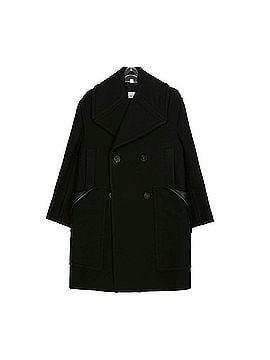 Burberry Black Wool Oversized Coat (view 1)