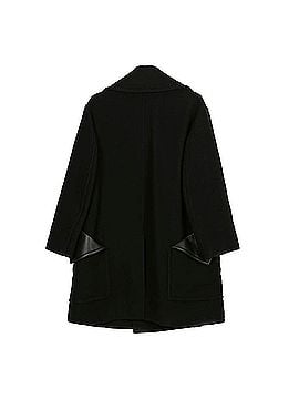Burberry Black Wool Oversized Coat (view 2)