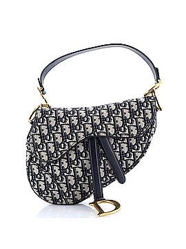 Christian Dior Saddle Handbag Oblique Canvas Medium (view 1)