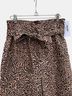 Reformation 100% Linen Animal Print Tan Black Linen Pants Size 26 waist - photo 9