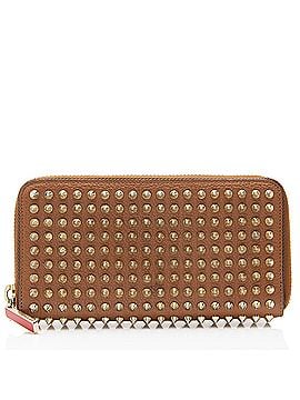 Louis Vuitton Christian Louboutin Leather Spiked Panettone Wallet (view 1)