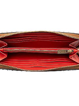 Louis Vuitton Christian Louboutin Leather Spiked Panettone Wallet (view 2)