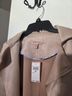 Philosophy 100% Polyester Color Block Tan Pink Faux Leather Jacket Size XS - photo 3