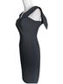 Reiss 100% Polyester Black Cocktail Dress Size 4 - photo 2