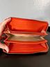 Coach 100% Vegan Leather Solid Orange Wallet One size - photo 4