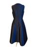AKRIS 100% Silk Blue Cocktail Dress Size 8 - photo 2