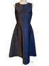 AKRIS 100% Silk Blue Cocktail Dress Size 8 - photo 1