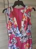 Milly Floral Pink White Casual Dress Size 2X - photo 8