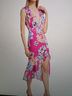 Milly Floral Pink White Casual Dress Size 2X - photo 3