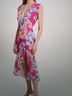 Milly Floral Pink White Casual Dress Size 2X - photo 4