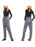 Free People Plaid Green Casual Pants Size 2 - photo 4