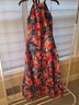Milly Floral Red Blue Casual Dress Size 2 - photo 5