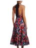 Milly Floral Red Blue Casual Dress Size 2 - photo 2