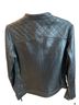 Moda International 100% Leather Black Leather Jacket Size M - photo 2