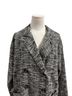 Easel Checkered-gingham Black White Coat Size S - photo 4