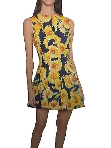 Milly Poppy Sunflower Casual Dress (view 1)