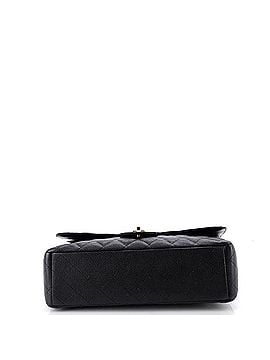 Chanel Vintage Classic Double Flap Bag Quilted Caviar Maxi (view 2)