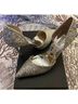 Badgley Mischka Silver Heels Size 8 1/2 - photo 8