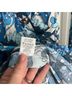 Rhode 100% Cotton Floral Blue White Casual Dress Size L - photo 7
