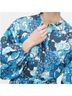 Rhode 100% Cotton Floral Blue White Casual Dress Size L - photo 5