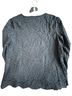 Philosophy Floral Black Long Sleeve Blouse Size S - photo 2