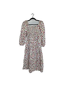 J.Crew Smocked Puff Sleeve Casual Dress (view 1)