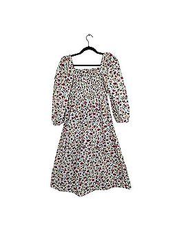 J.Crew Smocked Puff Sleeve Casual Dress (view 2)