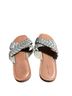 Universal Thread Silver Gray Brown Sandals Size 6 - photo 2